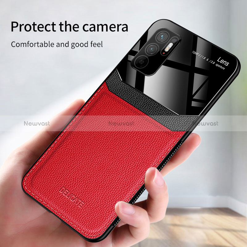 Soft Silicone Gel Leather Snap On Case Cover FL1 for Xiaomi Poco X3 GT 5G