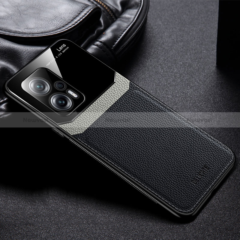 Soft Silicone Gel Leather Snap On Case Cover FL1 for Xiaomi Poco X4 GT 5G