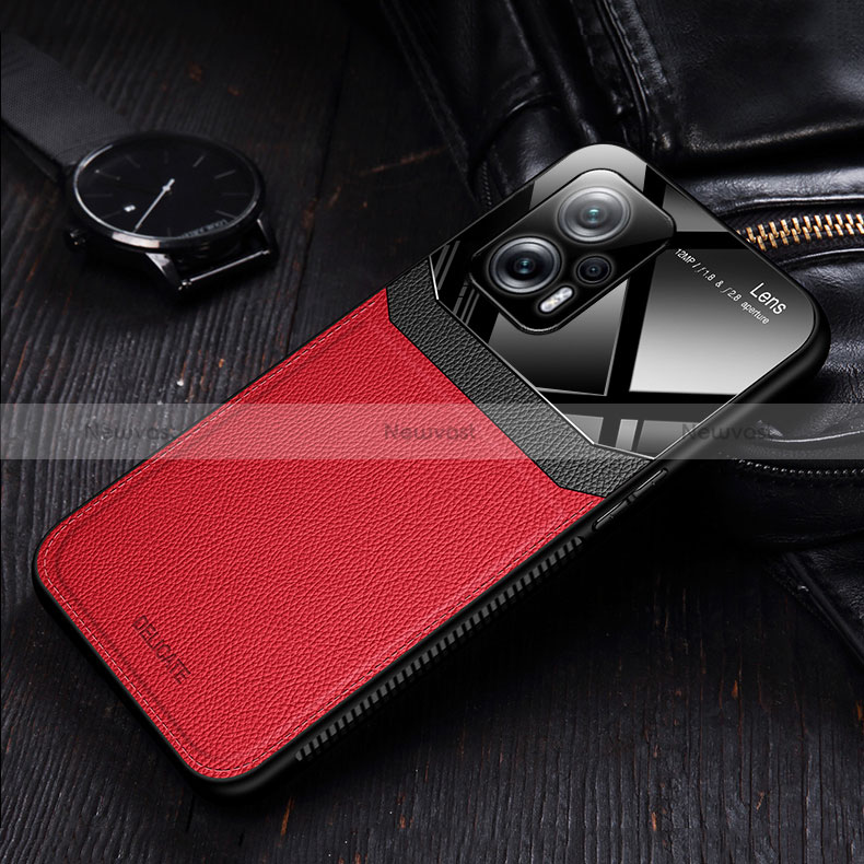 Soft Silicone Gel Leather Snap On Case Cover FL1 for Xiaomi Poco X4 GT 5G