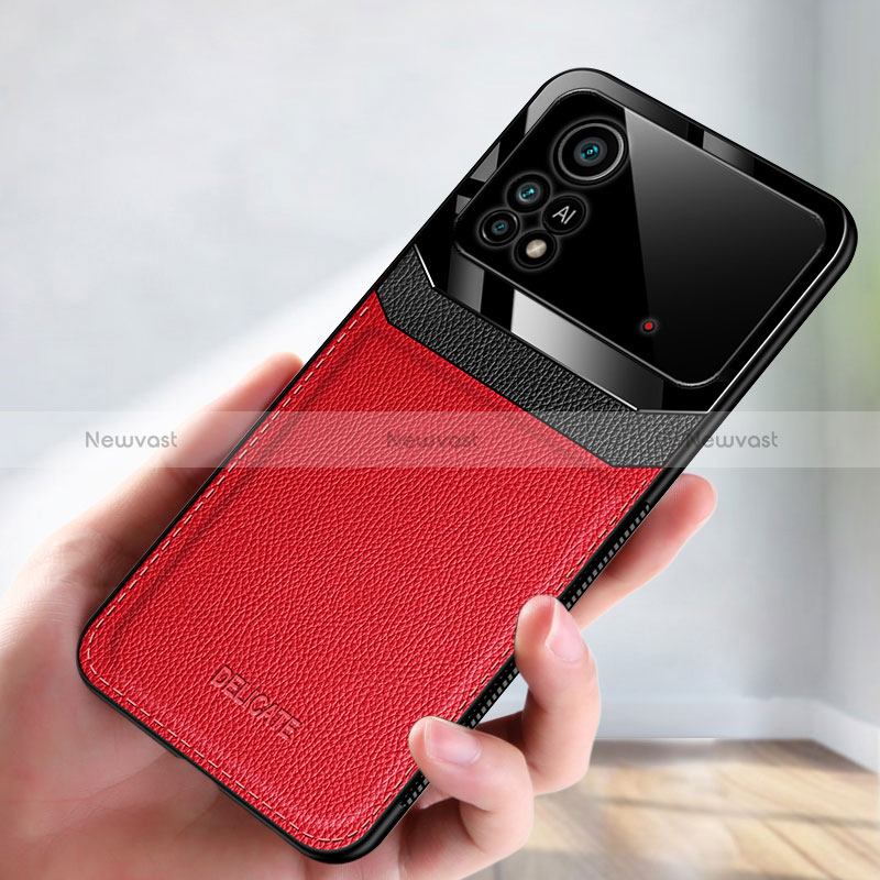 Soft Silicone Gel Leather Snap On Case Cover FL1 for Xiaomi Poco X4 Pro 5G