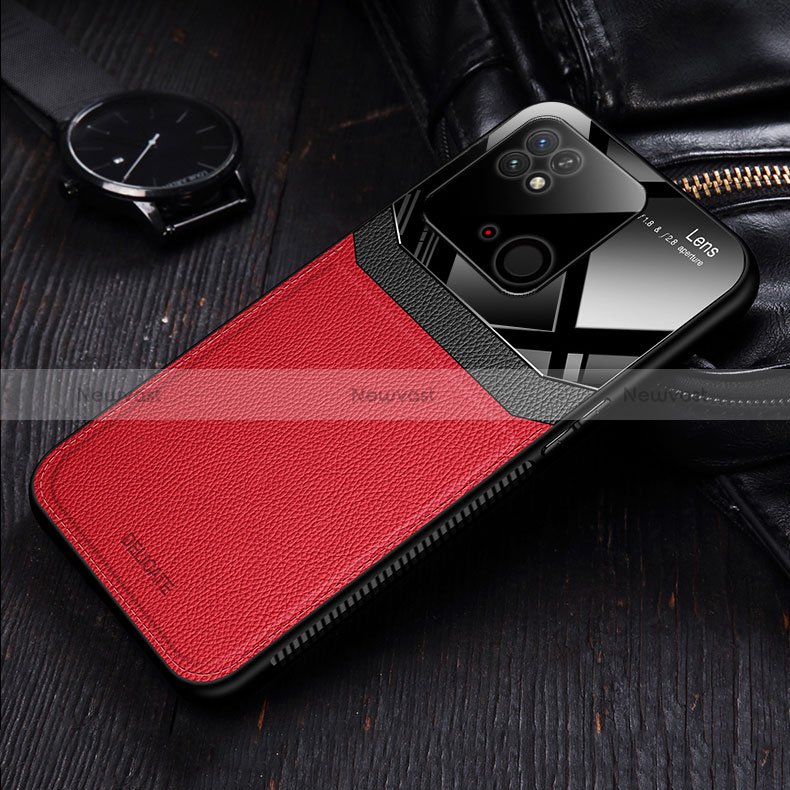 Soft Silicone Gel Leather Snap On Case Cover FL1 for Xiaomi Redmi 10 India