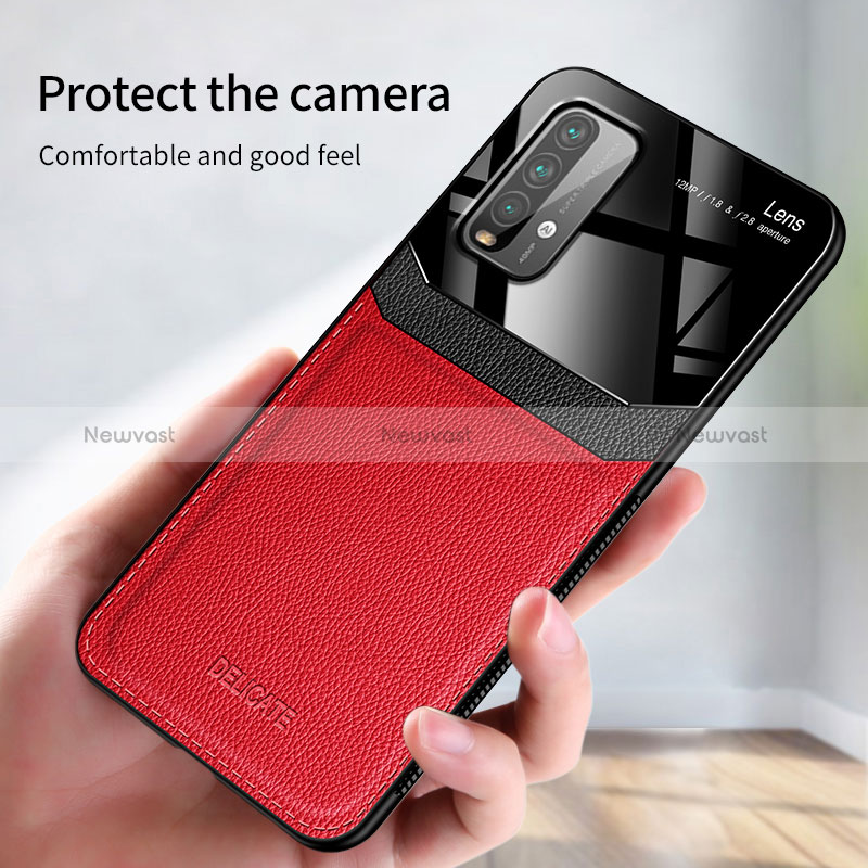 Soft Silicone Gel Leather Snap On Case Cover FL1 for Xiaomi Redmi 9 Power