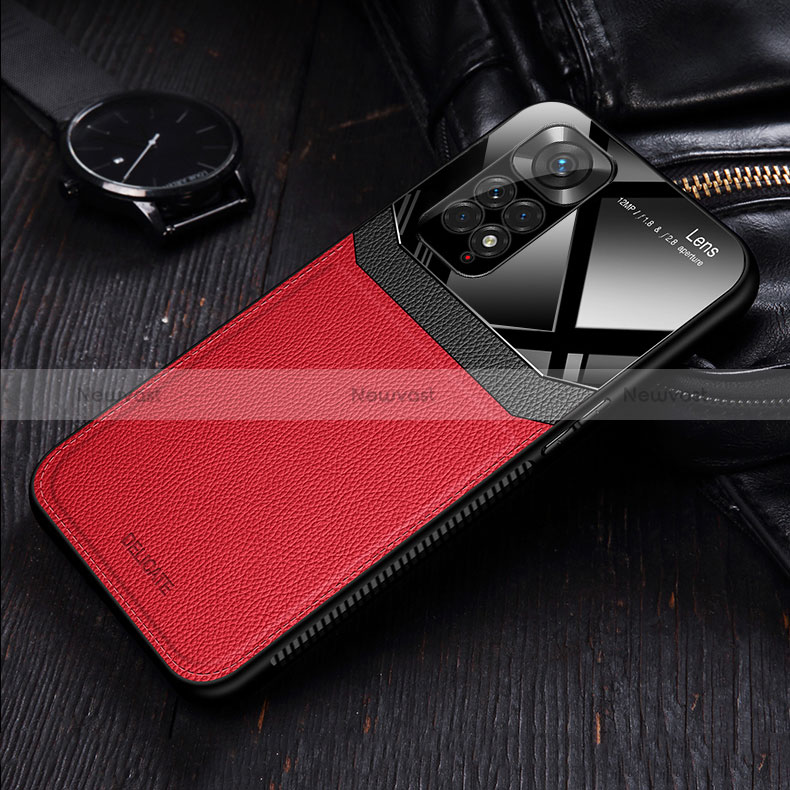 Soft Silicone Gel Leather Snap On Case Cover FL1 for Xiaomi Redmi Note 11S 4G