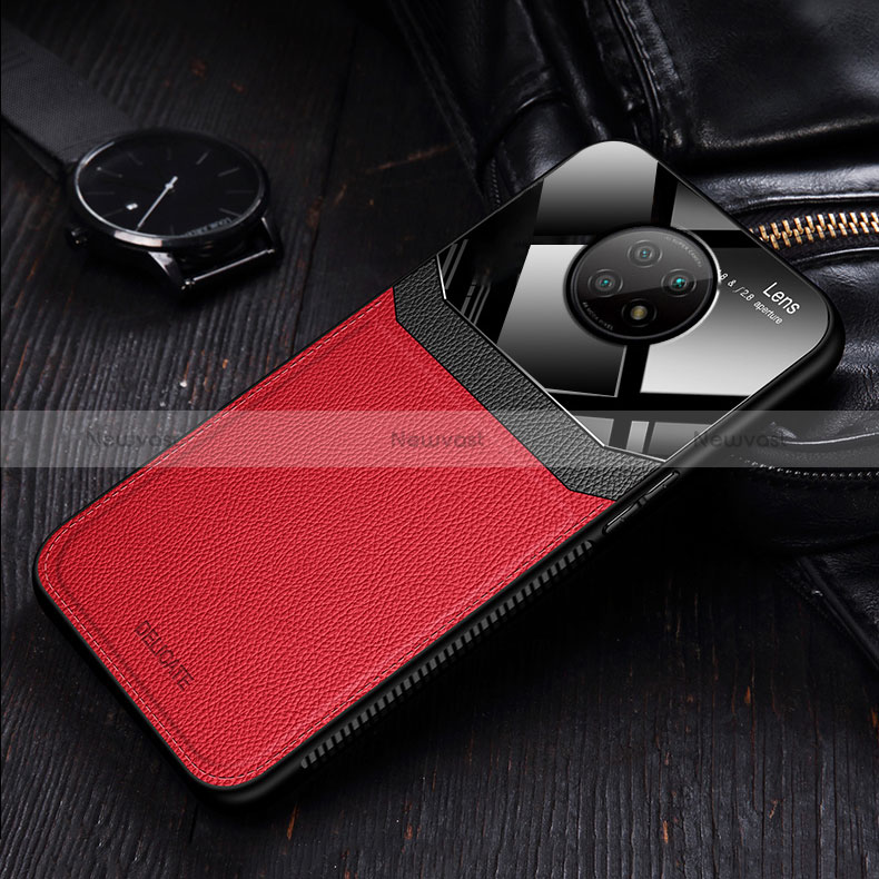 Soft Silicone Gel Leather Snap On Case Cover FL1 for Xiaomi Redmi Note 9 5G