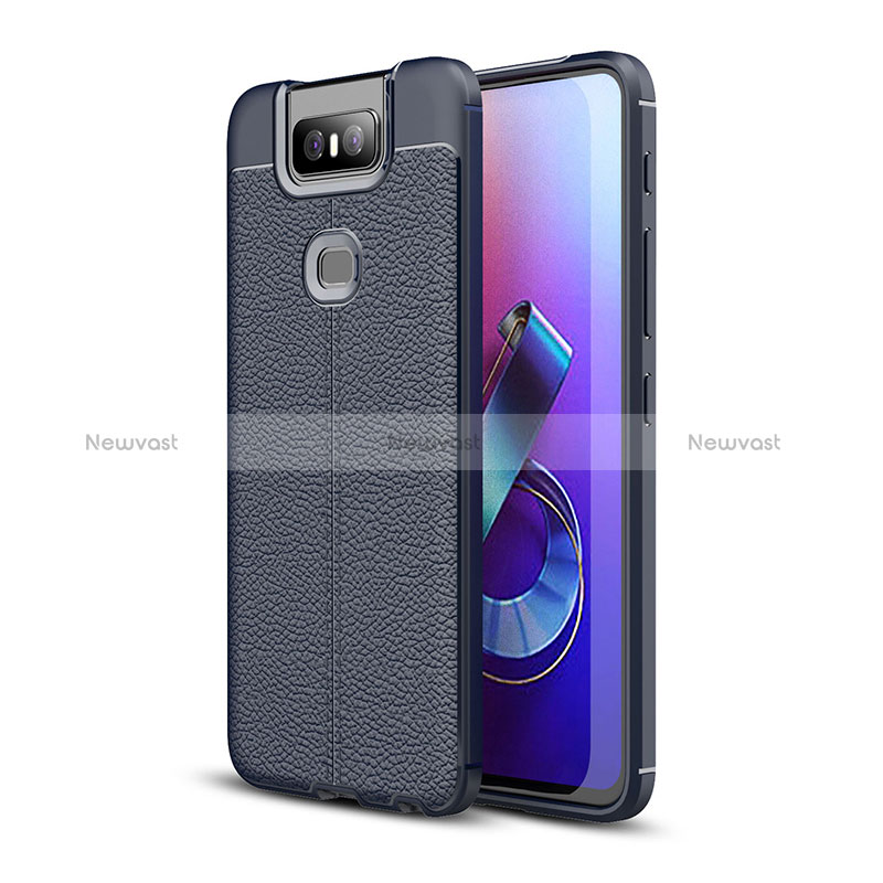 Soft Silicone Gel Leather Snap On Case Cover for Asus Zenfone 6 ZS630KL