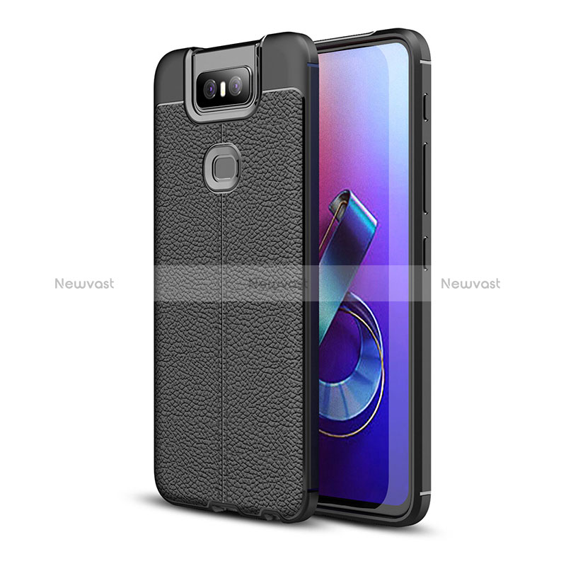 Soft Silicone Gel Leather Snap On Case Cover for Asus Zenfone 6 ZS630KL