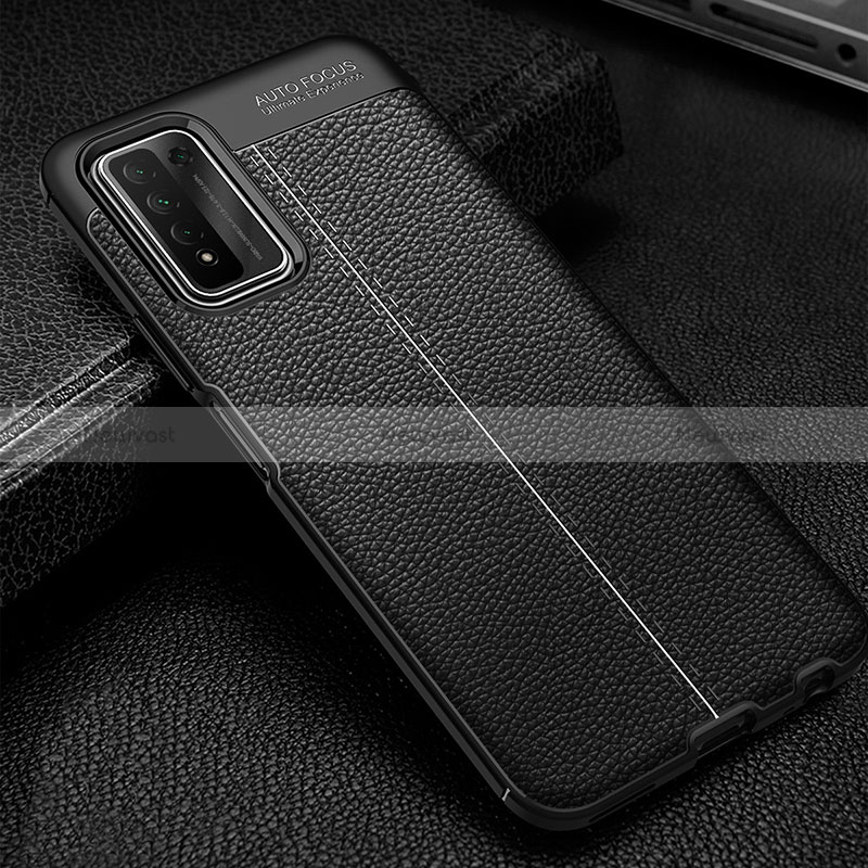 Soft Silicone Gel Leather Snap On Case Cover for Huawei Honor 10X Lite