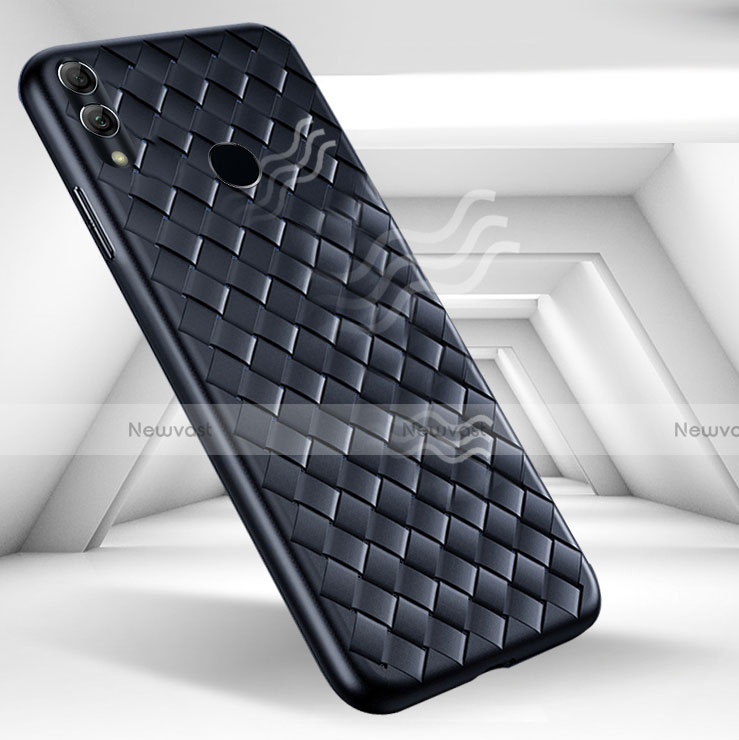 Soft Silicone Gel Leather Snap On Case Cover for Huawei Honor 8X