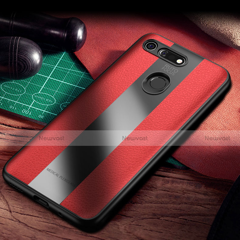 Soft Silicone Gel Leather Snap On Case Cover for Huawei Honor V20