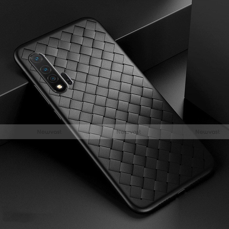 Soft Silicone Gel Leather Snap On Case Cover for Huawei Nova 6