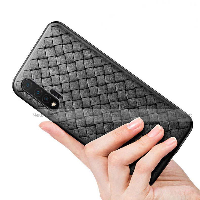 Soft Silicone Gel Leather Snap On Case Cover for Huawei Nova 6