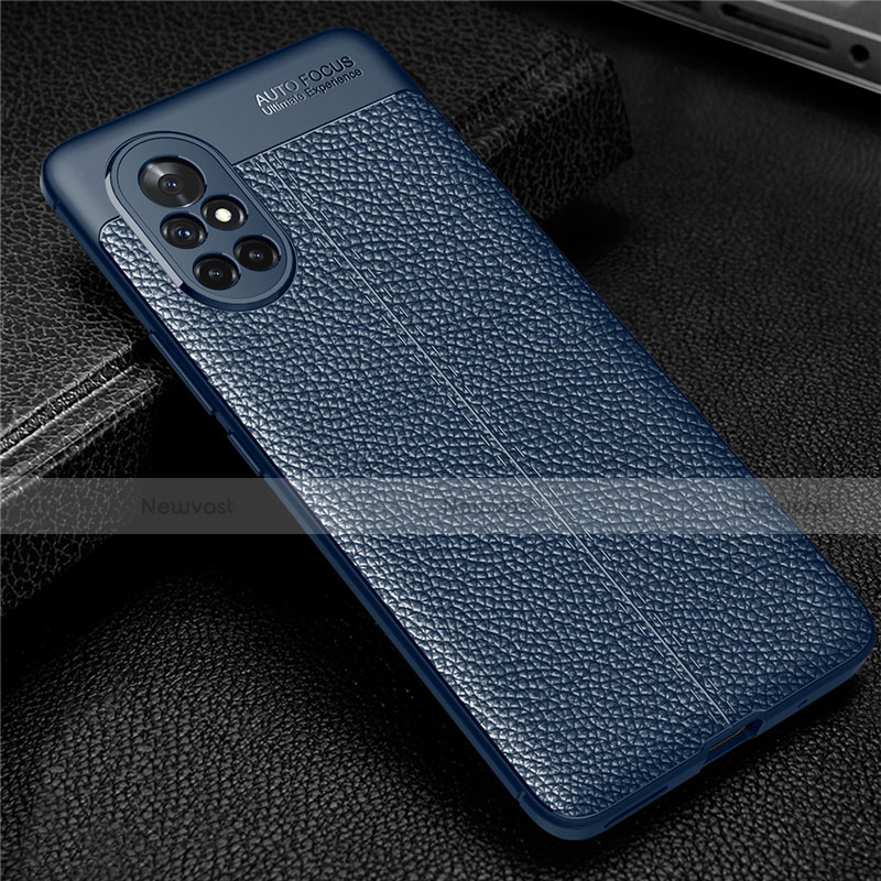 Soft Silicone Gel Leather Snap On Case Cover for Huawei Nova 8 5G