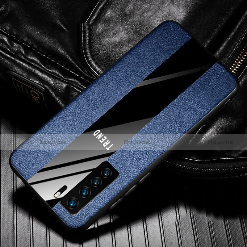 Soft Silicone Gel Leather Snap On Case Cover for Huawei P40 Lite 5G