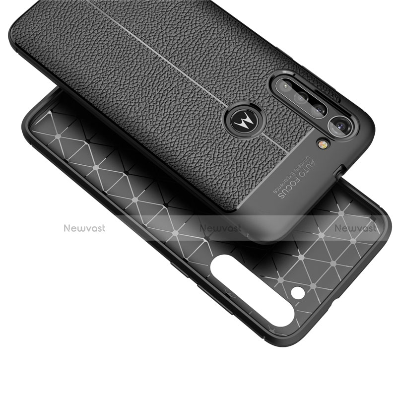 Soft Silicone Gel Leather Snap On Case Cover for Motorola Moto G8 Power