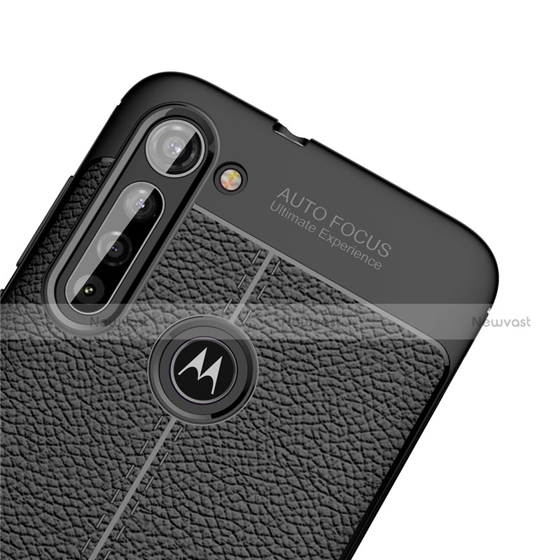 Soft Silicone Gel Leather Snap On Case Cover for Motorola Moto G8 Power