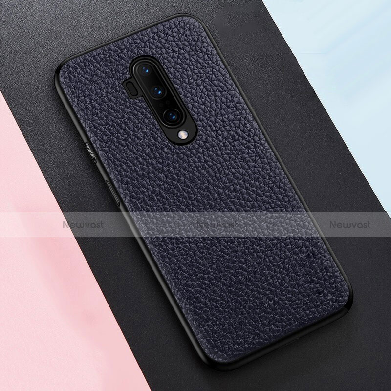 Soft Silicone Gel Leather Snap On Case Cover for OnePlus 7T Pro 5G