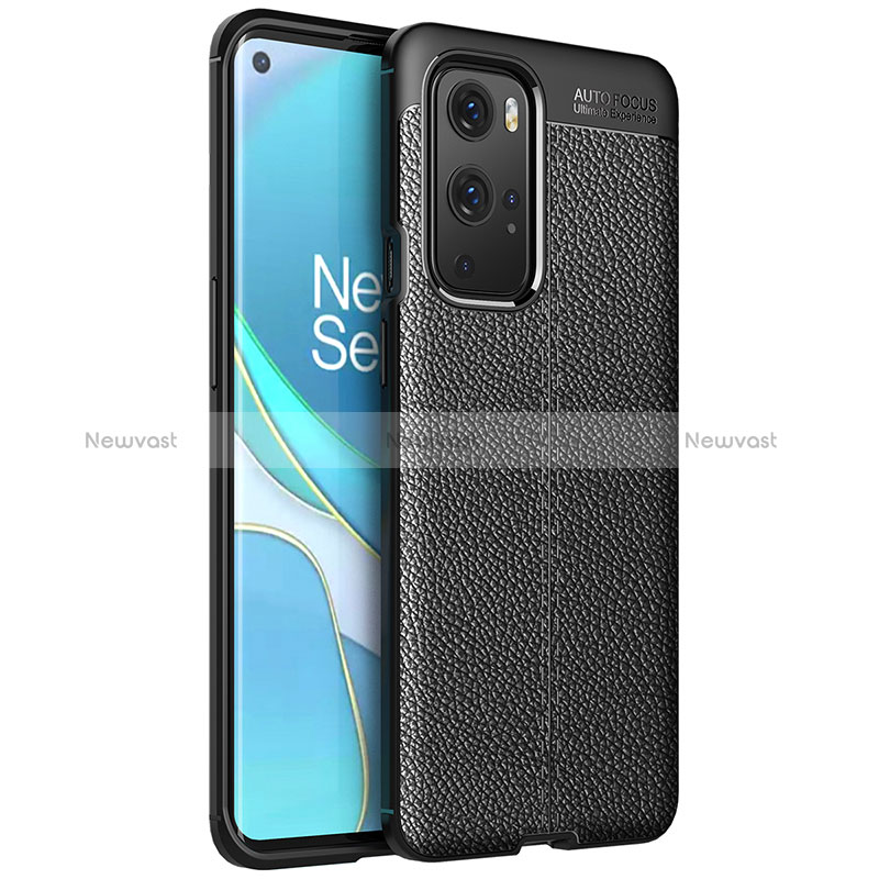 Soft Silicone Gel Leather Snap On Case Cover for OnePlus 9 Pro 5G