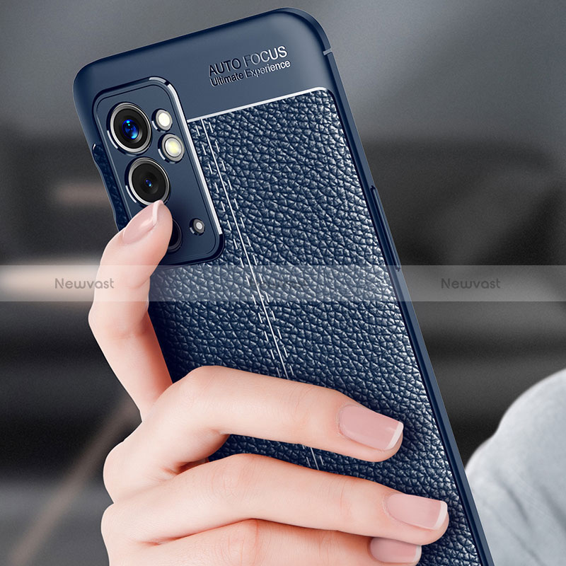 Soft Silicone Gel Leather Snap On Case Cover for OnePlus 9RT 5G