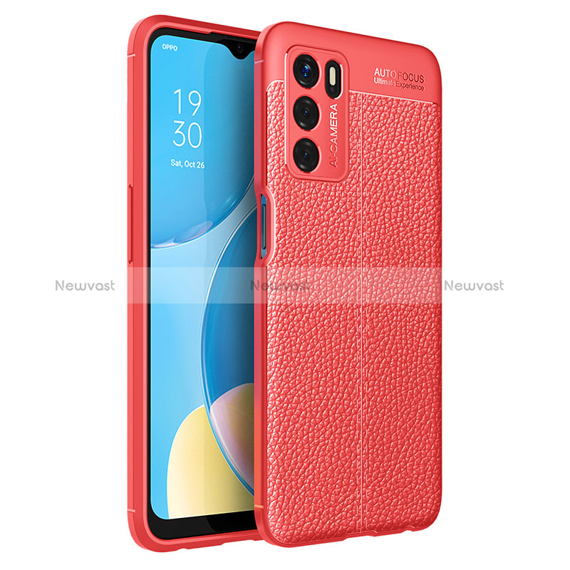 Soft Silicone Gel Leather Snap On Case Cover for Oppo A16