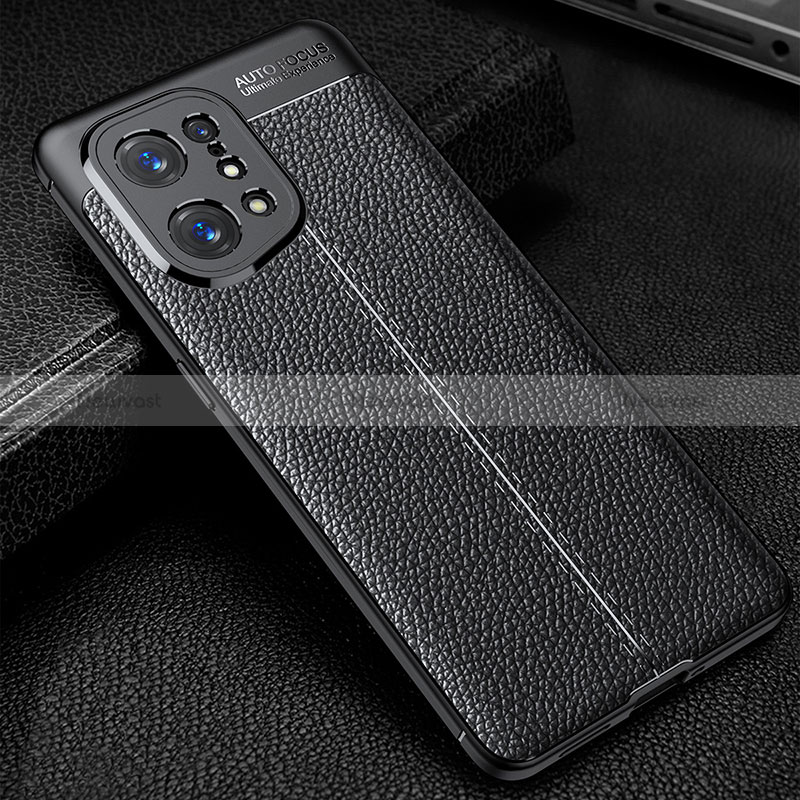 Soft Silicone Gel Leather Snap On Case Cover for Oppo Find X5 5G