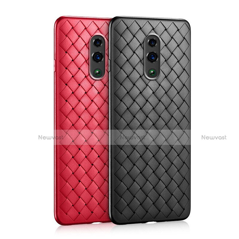 Soft Silicone Gel Leather Snap On Case Cover for Oppo Reno