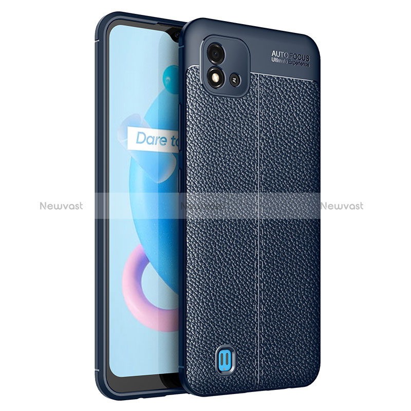 Soft Silicone Gel Leather Snap On Case Cover for Realme C11 (2021)