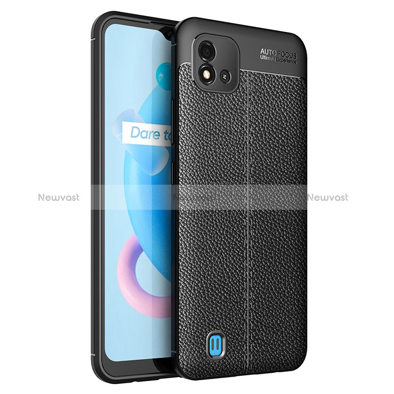 Soft Silicone Gel Leather Snap On Case Cover for Realme C20A