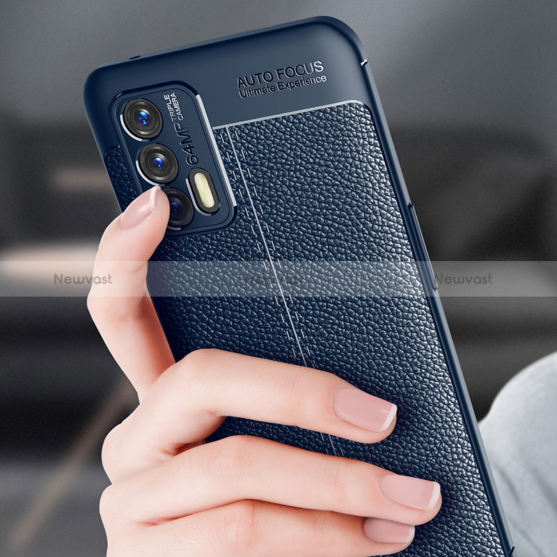 Soft Silicone Gel Leather Snap On Case Cover for Realme GT 5G