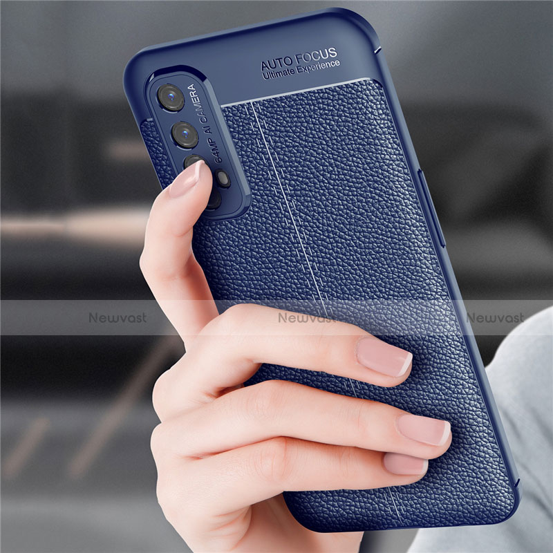 Soft Silicone Gel Leather Snap On Case Cover for Realme Narzo 20 Pro