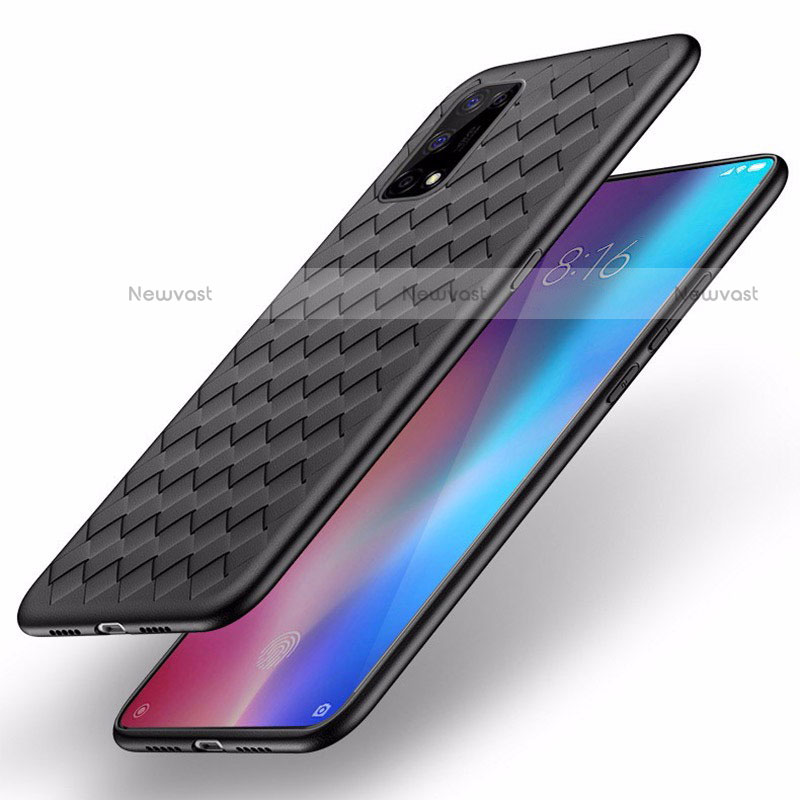 Soft Silicone Gel Leather Snap On Case Cover for Realme Narzo 30 Pro 5G