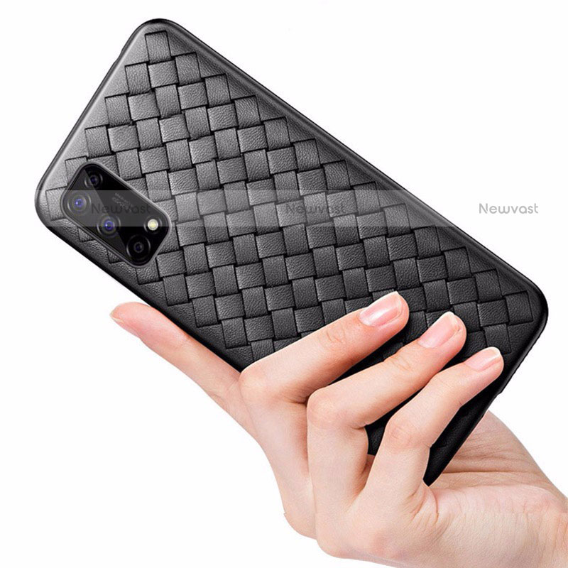 Soft Silicone Gel Leather Snap On Case Cover for Realme Q2 5G