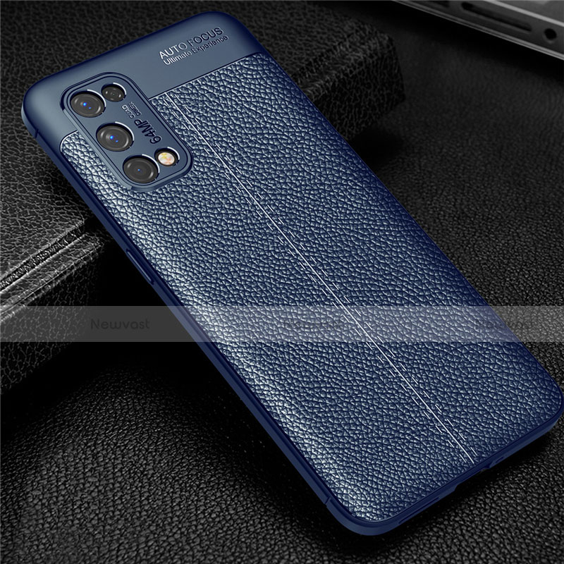 Soft Silicone Gel Leather Snap On Case Cover for Realme V15 5G