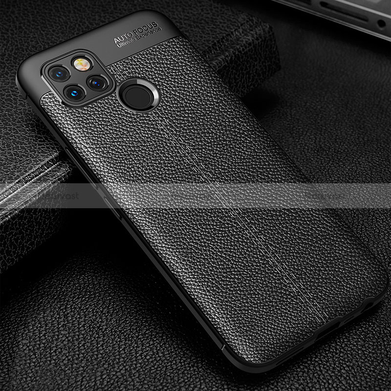 Soft Silicone Gel Leather Snap On Case Cover for Realme V3 5G