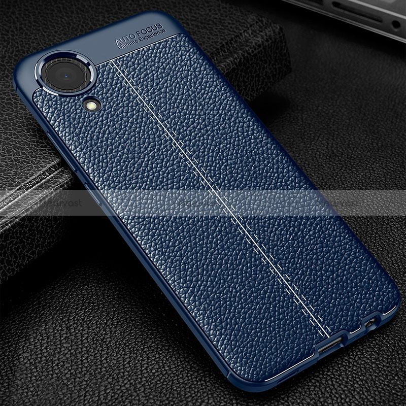 Soft Silicone Gel Leather Snap On Case Cover for Samsung Galaxy A03 Core