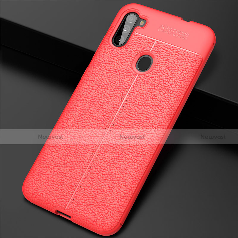Soft Silicone Gel Leather Snap On Case Cover for Samsung Galaxy A11