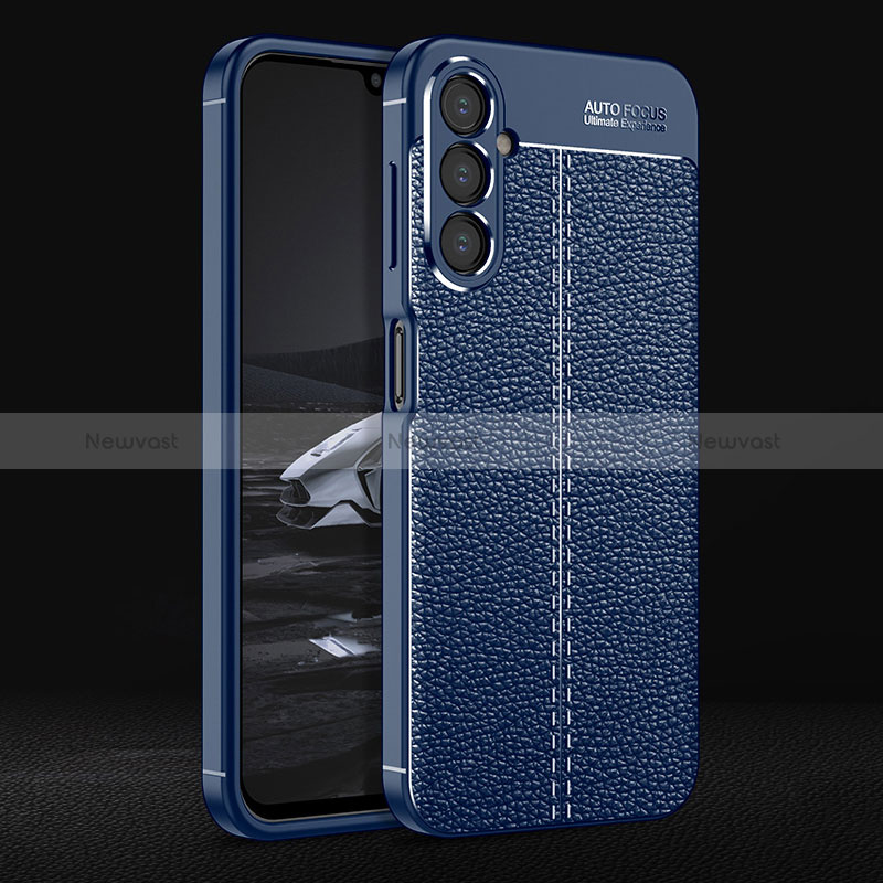 Soft Silicone Gel Leather Snap On Case Cover for Samsung Galaxy A14 4G