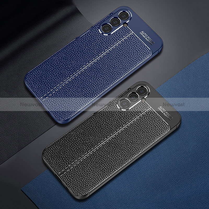 Soft Silicone Gel Leather Snap On Case Cover for Samsung Galaxy A14 4G