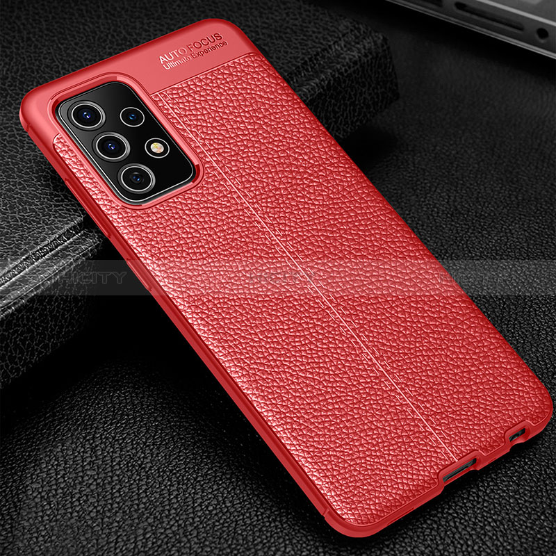 Soft Silicone Gel Leather Snap On Case Cover for Samsung Galaxy A72 5G