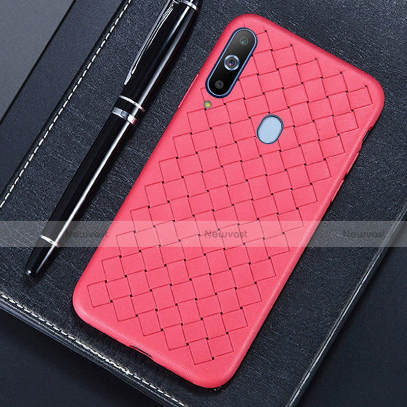 Soft Silicone Gel Leather Snap On Case Cover for Samsung Galaxy A8s SM-G8870