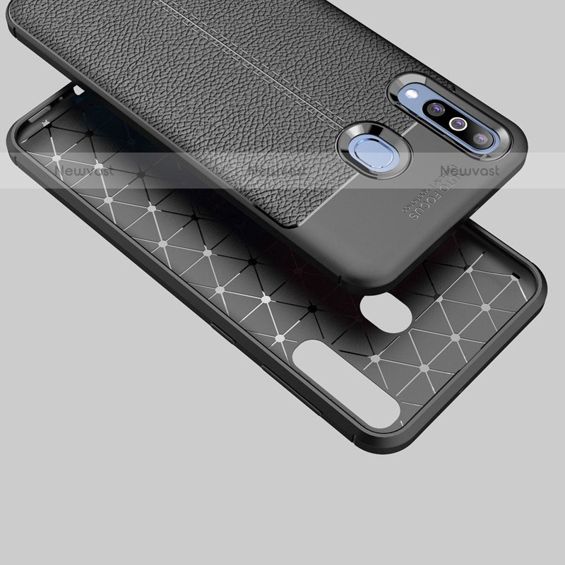 Soft Silicone Gel Leather Snap On Case Cover for Samsung Galaxy M40