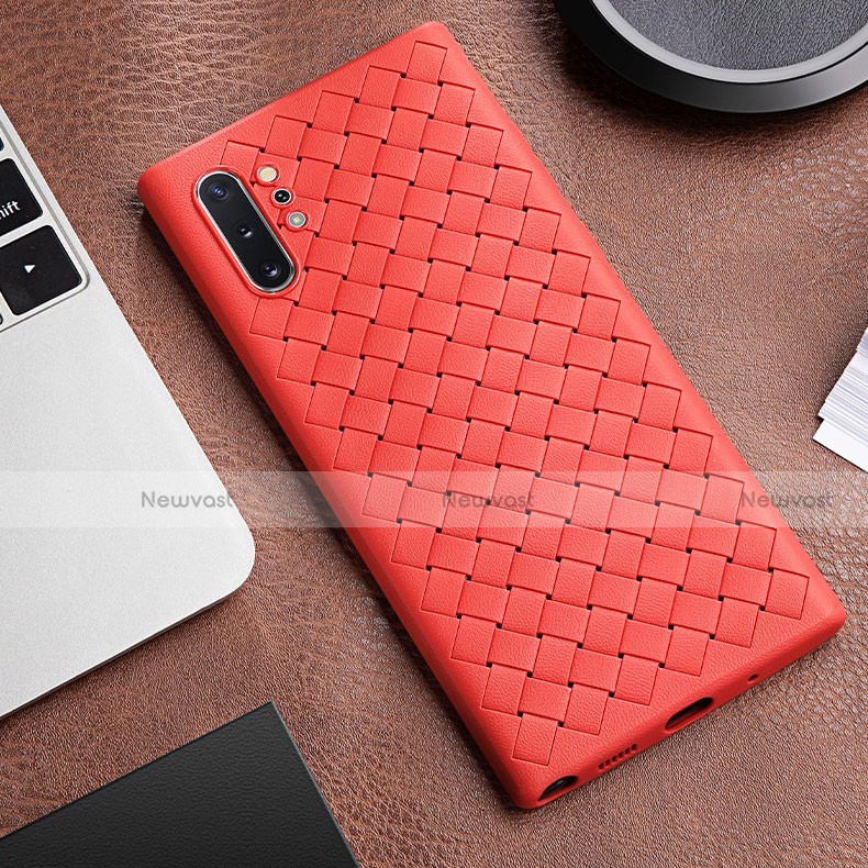 Soft Silicone Gel Leather Snap On Case Cover for Samsung Galaxy Note 10 Plus 5G