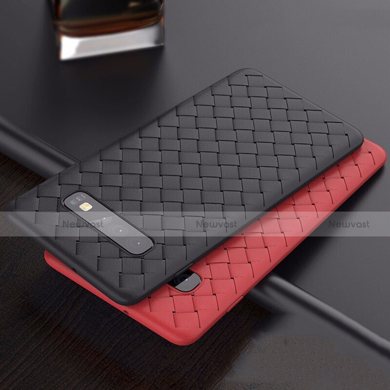 Soft Silicone Gel Leather Snap On Case Cover for Samsung Galaxy S10 5G