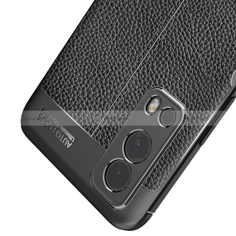 Soft Silicone Gel Leather Snap On Case Cover for Vivo iQOO Z3 5G