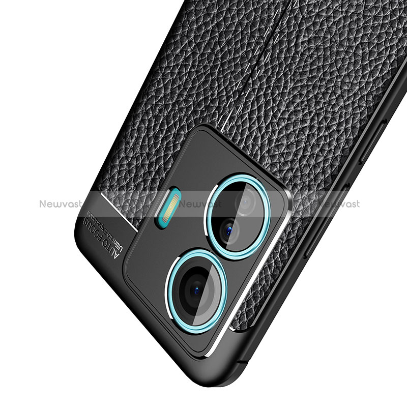 Soft Silicone Gel Leather Snap On Case Cover for Vivo iQOO Z6 Pro 5G