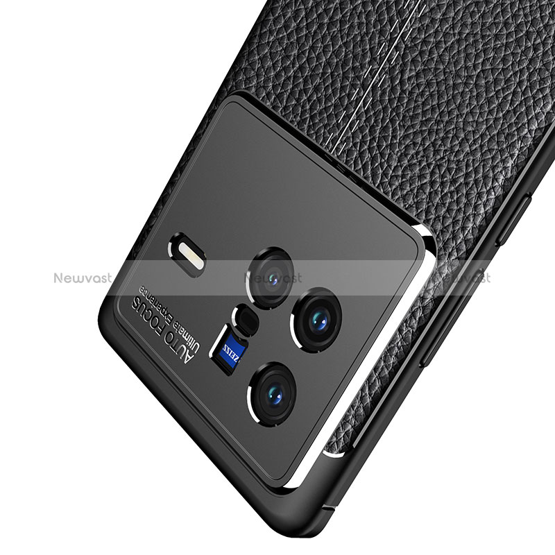 Soft Silicone Gel Leather Snap On Case Cover for Vivo X80 5G