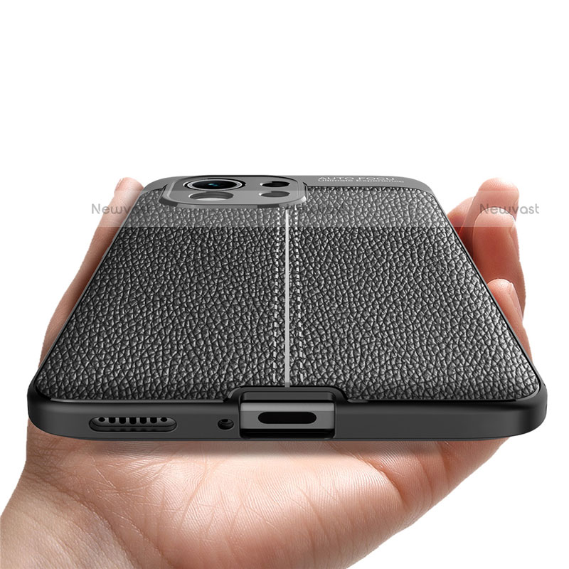 Soft Silicone Gel Leather Snap On Case Cover for Xiaomi Mi 11 Lite 5G NE