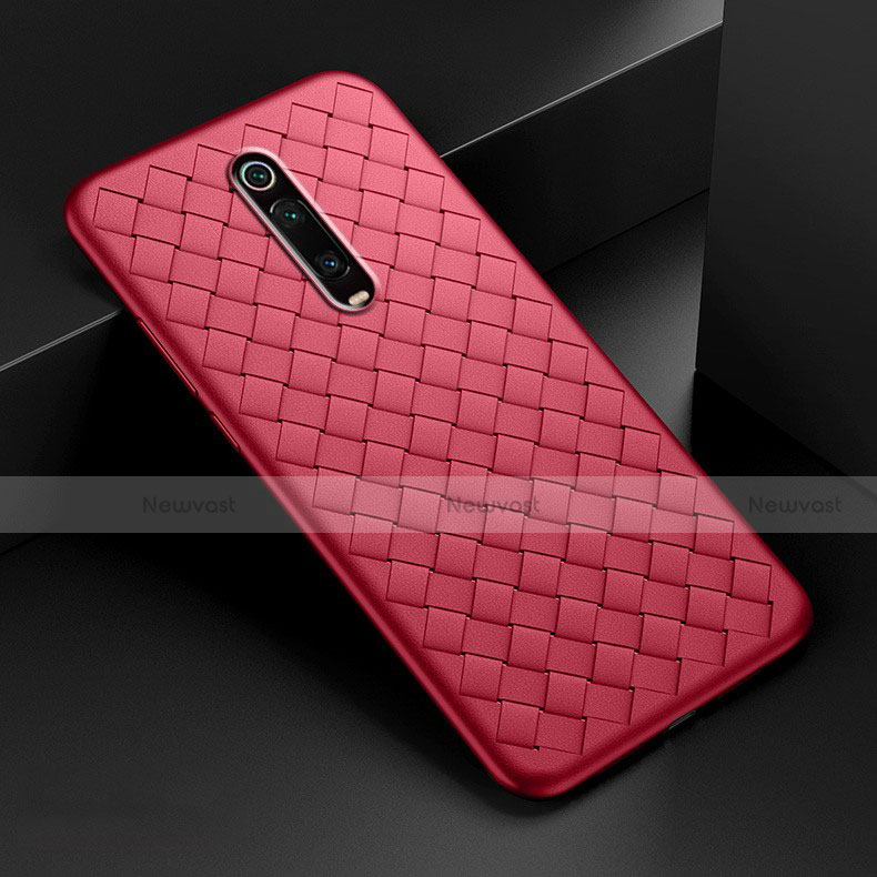 Soft Silicone Gel Leather Snap On Case Cover for Xiaomi Mi 9T