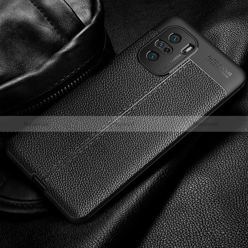 Soft Silicone Gel Leather Snap On Case Cover for Xiaomi Poco F3 5G