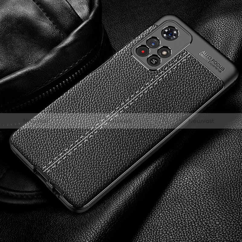 Soft Silicone Gel Leather Snap On Case Cover for Xiaomi Redmi Note 11 5G