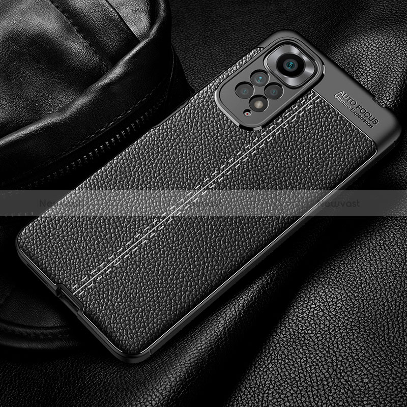 Soft Silicone Gel Leather Snap On Case Cover for Xiaomi Redmi Note 11S 4G